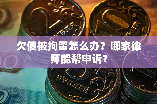 济南欠债被拘留怎么办？哪家律师能帮申诉？